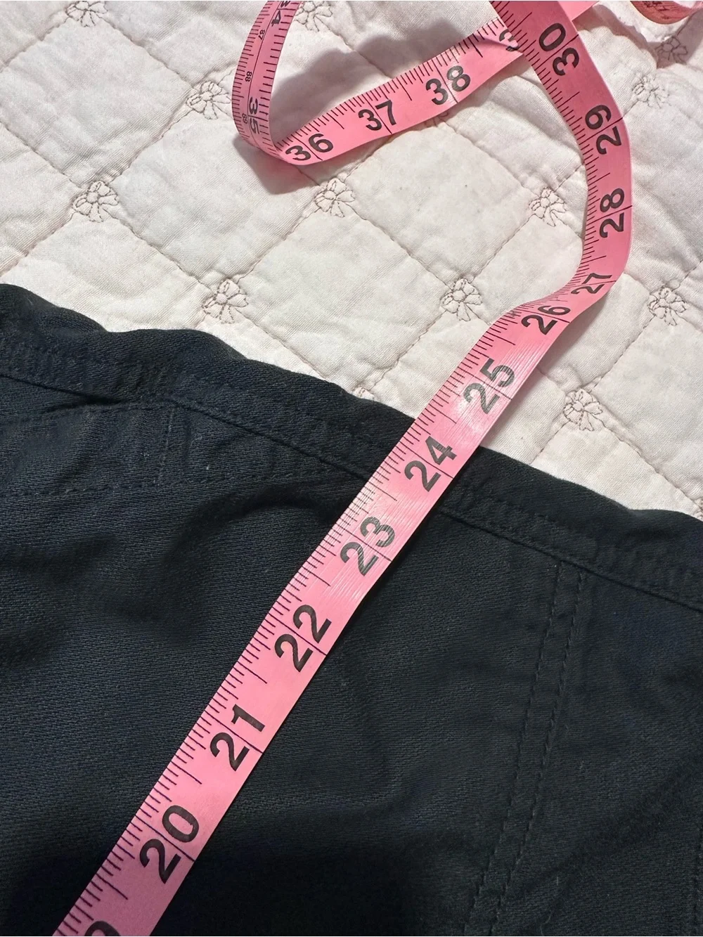 GAP Black High-Waist Utility Shorts